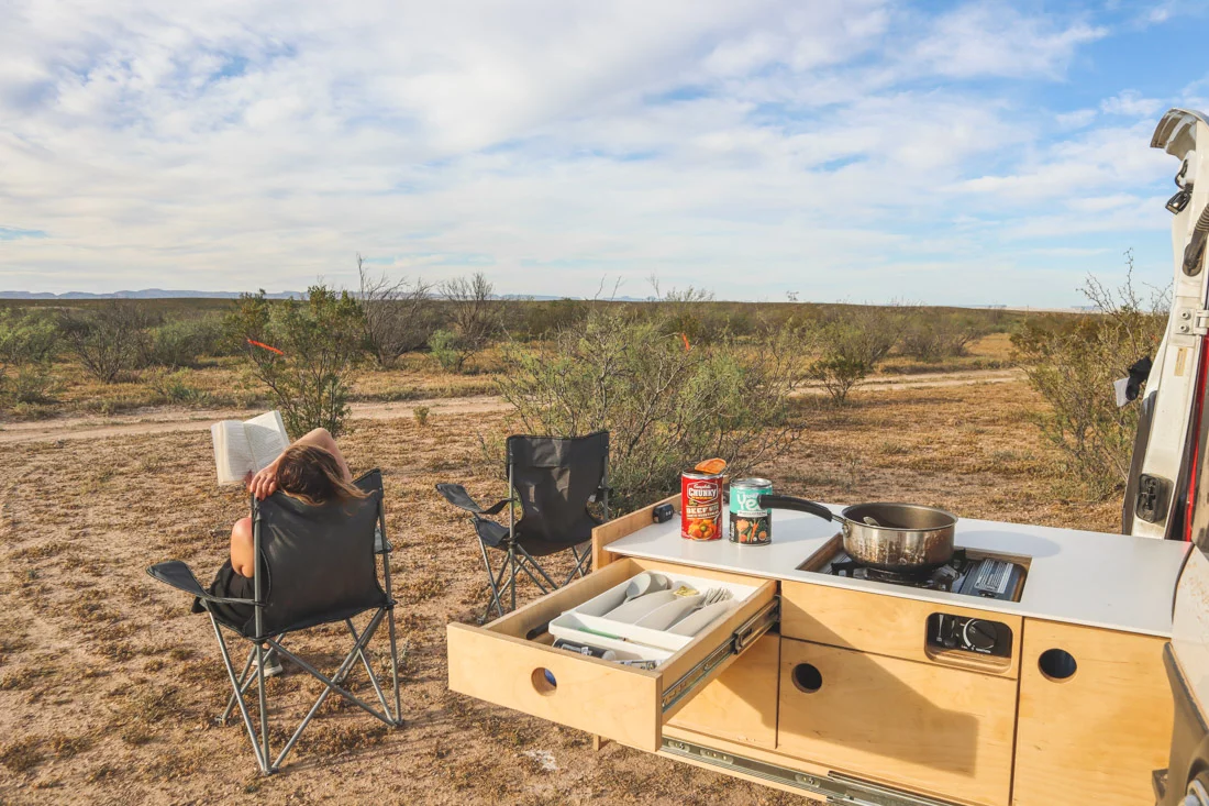 Camper Van Big Bend Texas